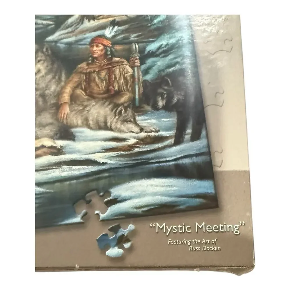 MasterPieces Mystic Meeting Russ Docken Native art 1500 Sealed Jigsaw Puzzle NEW